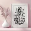 Our Lady Of Guadalupe In SVGs - Free Commercial Use License