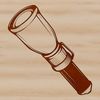 Outdoor Lighting Icon Vector illustration of a torch, ideal for outdoor enthusiasts and campers.