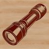 A digital torch icon, suitable for outdoor and camping activities.