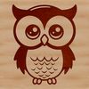 Simple Owl Vector Image Free A simple line drawing of a cute owl, suitable for vector design or clip art.