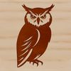 A detailed digital rendering of an owl in natural habitat.