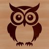 Simple Owl Vector Graphic Simple line drawing of a cute owl, suitable for vector art and cutting machine designs.