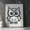 Artistic Owl Design