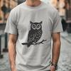 Artistic Owl In PDF & PNG