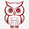 Free Stunning Owl Digital Drawing