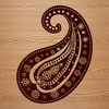 Paisley Pattern Clipart Decorative paisley pattern suitable for clipart and digital embellishments.