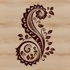 Beautiful Embellishment Design Elements PNG Download A stylized ornate paisley shape for vector design and digital art.