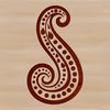 Elegant Paisley Design for Cricut and Cutting Machines An intricate paisley design created in scalable vector format for easy editing and customization.