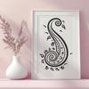 Ornate paisley pattern in vector format for custom designs.