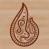 Ornate Floral Shape Clip Art Ornate paisley shape design, suitable for vector art and cutting machine projects.
