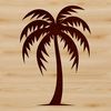 Luxury Cruise Ship Illustration Illustration of a luxury cruise ship docked near a palm tree-lined beach.