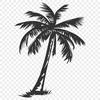 Stunning Palm Tree Artwork - Free DXF Download