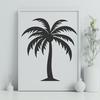 Beautiful Palm Tree SVG, PNG, PDF And DXF Files