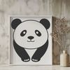 Beautiful Panda Vector Image Download A digital illustration of a panda in vector format.