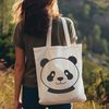 Cute Wild Panda Illustration A detailed illustration of a wild panda in its natural habitat.