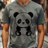 Wildlife Panda Illustration A realistic illustration of a panda in a natural habitat.