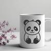 Artistic Panda In PNG For Free Download