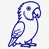 Parrot SVG, PNG, PDF And DXF Files