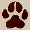 Vector Animal Footprint Design A high-quality digital illustration of animal paw prints in a vector format.