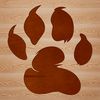 Free Graphic Design Elements - Paw Print Clipart A set of animal paw prints in vector format, suitable for graphic design projects.