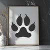 Unique Paw Print Printable Artwork PNG - Free Download