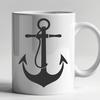 Anchor Digital Artwork In SVG, PNG, PDF And DXF Formats