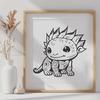 Creative Axolotl - Laser PNG Free Download