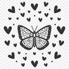 Butterfly Clipart In PDF File Format For Free Download