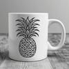 Unique Pineapple In SVG & DXF