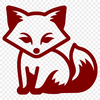 Fox In DXF Format - Free Commercial Use License