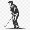 Creative Golfer SVG