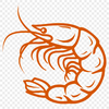 Free Unique Prawn Vector Illustration