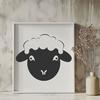 Sheep Clipart In SVG, PNG, PDF And DXF Formats