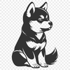 Beautiful Shiba Inu In SVG - Free Download