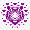 Stunning Tiger In SVG, PNG, PDF And DXF File Formats - Free