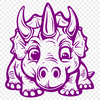 Free Triceratops - For Cricut Project