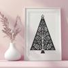 Free Artistic Christmas Tree - Free PDF Download, Commercial Use