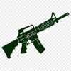 Gun In DXF Format - Free Commercial Use License