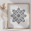 Artistic Snowflake - Christmas PDF