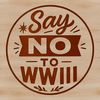 Anti war quote illustration in vector format for commercial or personal use.