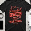 Anti-war quotes in a clean vector font, suitable for digital and offline uses.