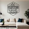 Anti war quotes and sayings in a clean vector design