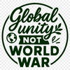 Collection of inspirational anti war quotes in a clean vector format for easy customization.