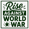 Anti war quotes SVG icon for digital designs and crafts.