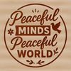 Anti-war quotes and sayings in a clean, minimalist design.