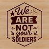 A collection of anti-war quotes in a clean and minimalist design, suitable for various uses.