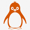 Free Animal SVG Clip Art Download A digital representation of a penguin in SVG graphics format.