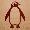 Penguin Feather Details Close-Up Vector illustration of a penguin in its natural habitat, featuring details of feathers and beak.