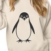 Penguin Standing on Ice SVG Icon A vector illustration of a penguin standing on ice.