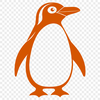 Flightless Friend Illustration A simple illustration of a penguin, a flightless bird native to Antarctica.